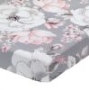 Picture of Sheet - Grey Floral - Botanical Baby - Signature | Lambs & Ivy
