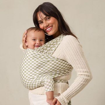 Picture of Sage Chequer Wrap | Solly Baby