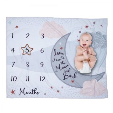 Picture of Milestone Blanket - Goodnight Moon | Lambs & Ivy