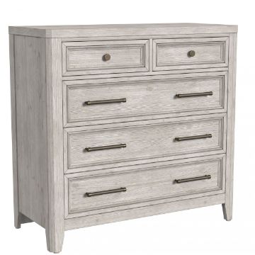 Picture of Carlson 5 Drawer Chest - Washed Linen | Westwood Furniture