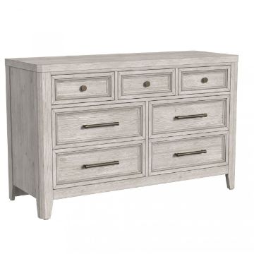 Picture of Carlson 7 Drawer Dresser - Washed Linen | Westwood Furniture