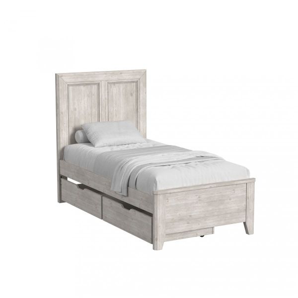 Picture of Carlson Complete Twin Bed - Washed Linen | Westwood Furniture